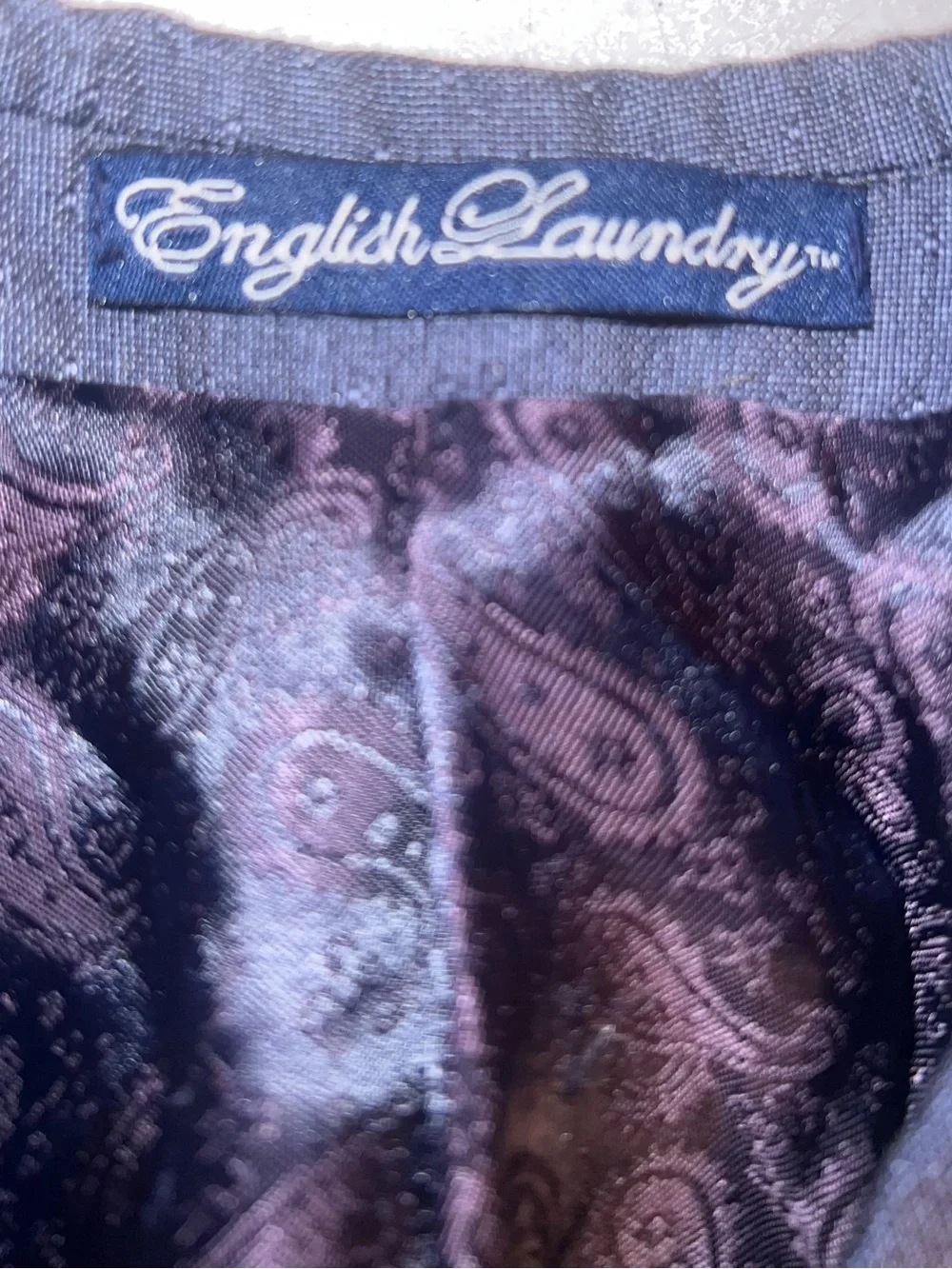 English Laundry tailored two